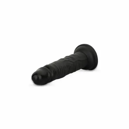 EasyToys Classic Intimate Model crni intimni dildo od 12 cm sa vakuum postoljem