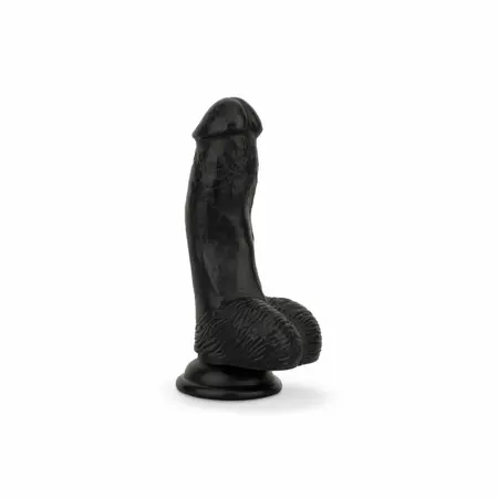 EasyToys silikonski crni intimni model sa postoljem 12 cm
