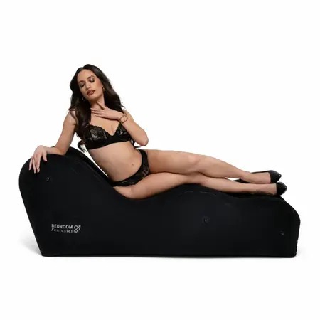 Bedroom Fantasies The Lounger crni ergonomski nafasni ležaj za podršku