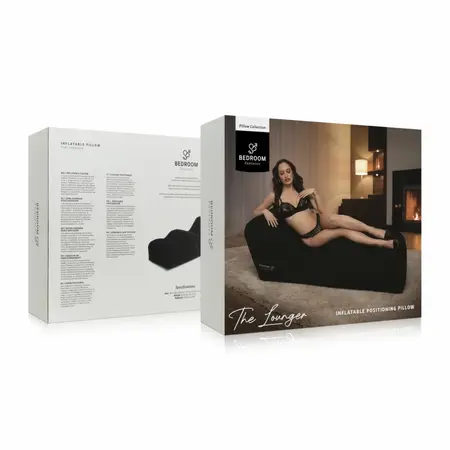 Bedroom Fantasies The Lounger crni ergonomski nafasni ležaj za podršku