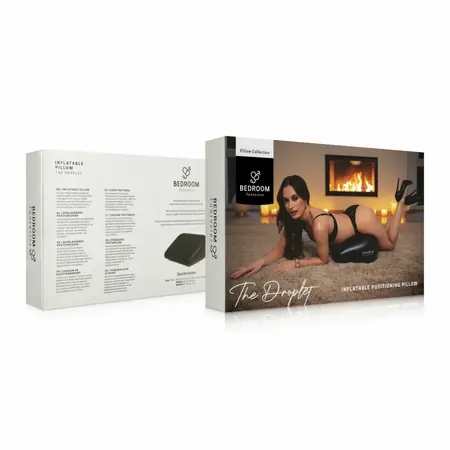 Bedroom Fantasies The Droplet jastuk na naduvavanje za podršku od crnog PVC materijala