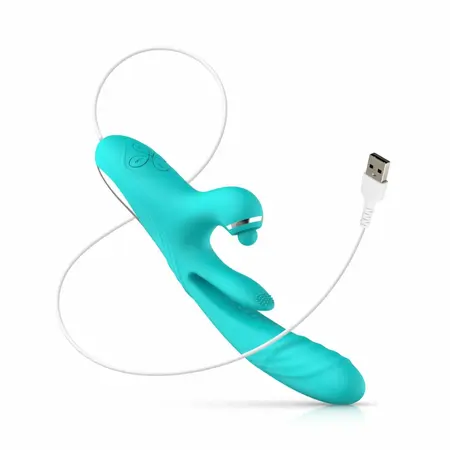 Good Vibes Only Lisa Dual-Action stimulator sa funkcijom potiskivanja roze silikon