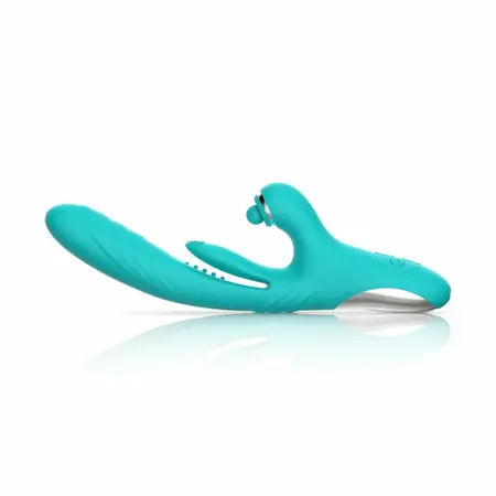 Good Vibes Only Lisa Dual-Action stimulator sa funkcijom potiskivanja roze silikon