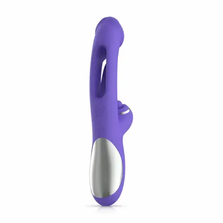 Good Vibes Only Tess silikonski rabbit vibrator sa dva motora roze