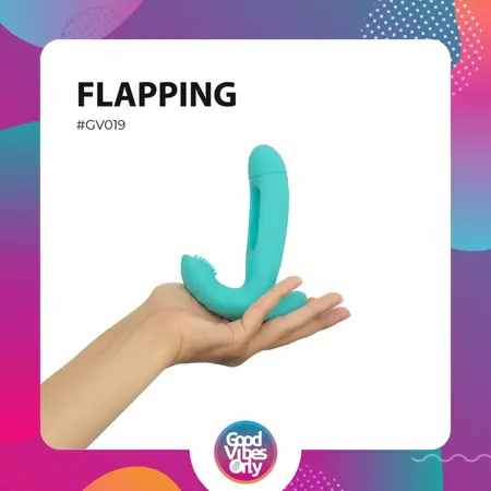 Good Vibes Only Gina vibrator sa funkcijom tapkanja za G-tačku, 10 modova, roze