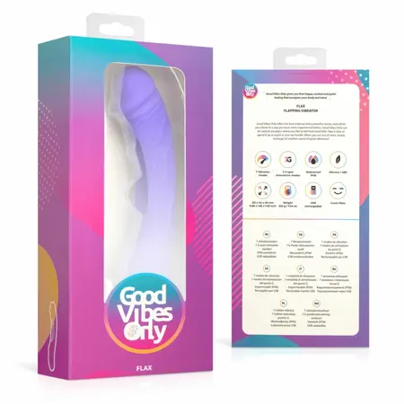 Good Vibes Only Flax Intimna Mašina Silikonski 7-Režimski Vibrator G-Tačka