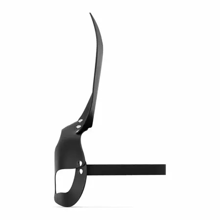 Bedroom Fantasies Bold Bunny crna maska zeke, podesivi kožni aksesoar