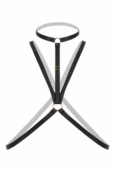 Secret Love Strappy Harness Bralette Black elegantan podesivi modni detalj