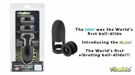 Viballdo Viballdo Black - Vibrating Intimate Device with Adjustable Fit
