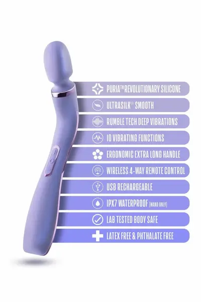 Wellness Eternal Wand Lavender savitljivi silikonski masažer
