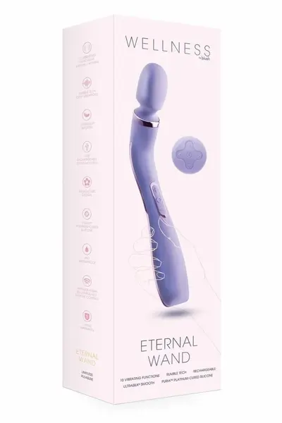 Wellness Eternal Wand Lavender savitljivi silikonski masažer