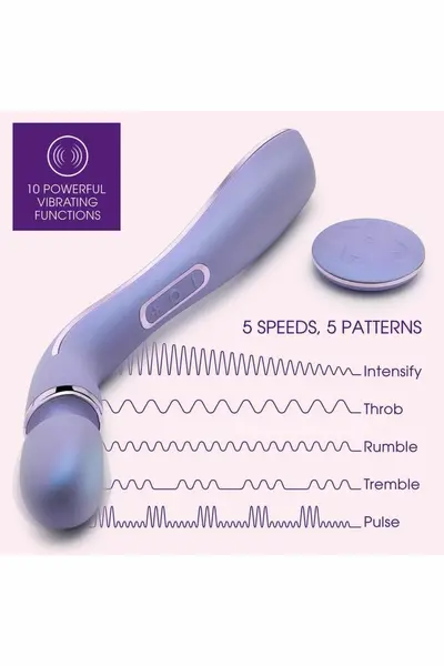 Wellness Eternal Wand Lavender savitljivi silikonski masažer