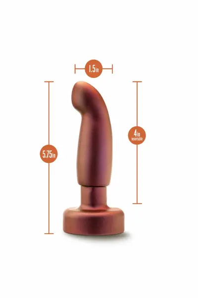 Blush Novelties Anal Adventures Matrix Bionic analni čep sa daljinskim upravljačem, bakarni
