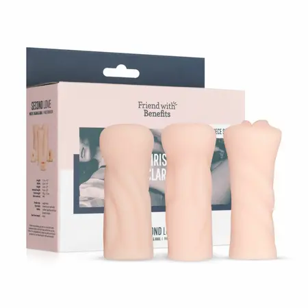 Friend With Benefits set, trio anatomskih intimnih igračaka, 3 komada