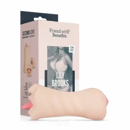 Friend With Benefits Lily Brooks intimna igračka sa dva ulaza TPR 18cm
