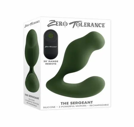 Evolved The Sergeant Intimate Prostate Massager Silicone Black