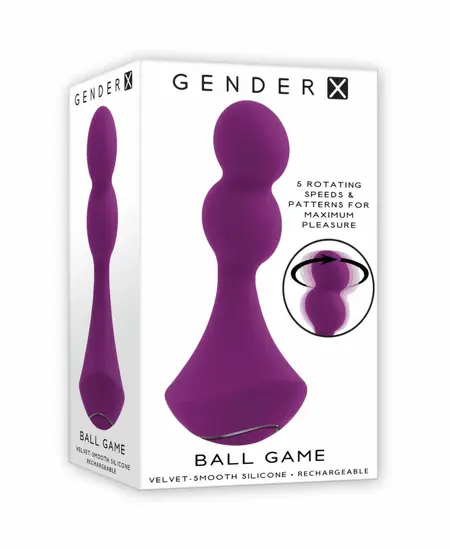 Evolved Ball Game Rotating Multi-Speed Intimate Machine, USB, Silicone