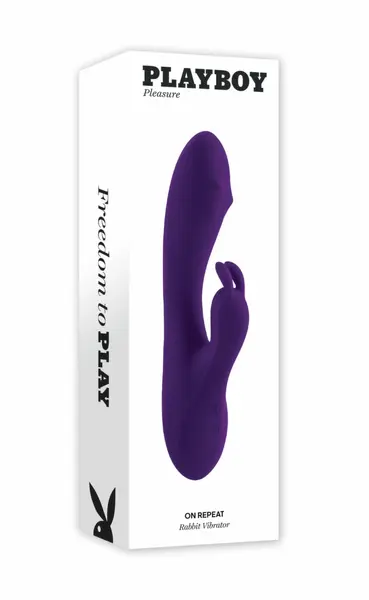 Evolved On Repeat Intimate Massager Dual Action Purple Silicone