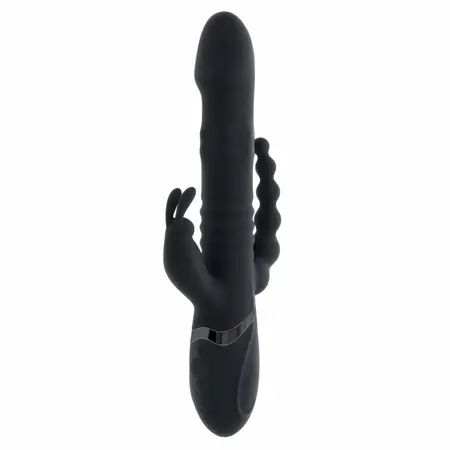 Evolved Big Bunny Energy Black - Multi-Zone Silicone Intimate Device