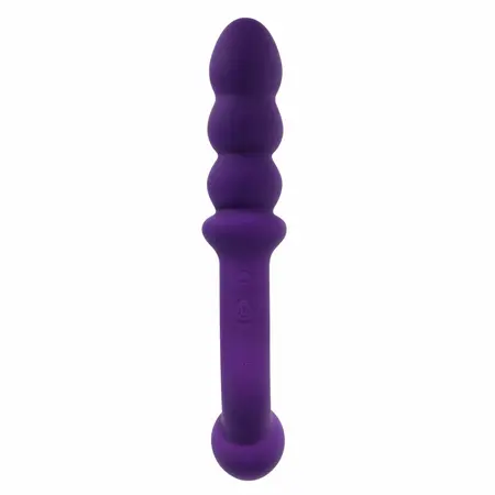 Evolved The Seeker dvostrani vibrirajući silikonski stimulator, ljubičasti