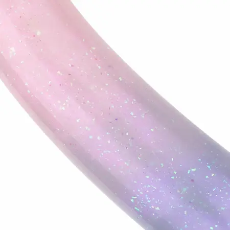 Mermaid Ombre intimni dildo 15 cm, svetlucavi žele i mekani materijal