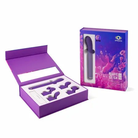 OTOUCH Magic Stick S1 Purple, modularni intimni masažer sa 4 nastavka