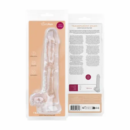 You2Toys Crystal Jelly model od 19 cm sa postoljem, providna intimna igračka