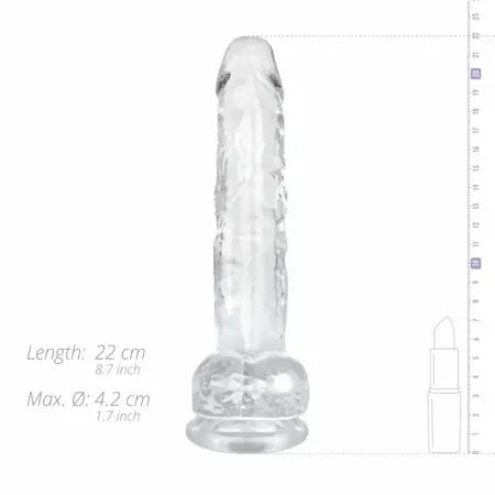 You2Toys Crystal Jelly model od 19 cm sa postoljem, providna intimna igračka