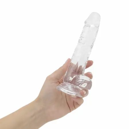 TOYJOY Crystal Clear intimni model sa postoljem 17 cm providni