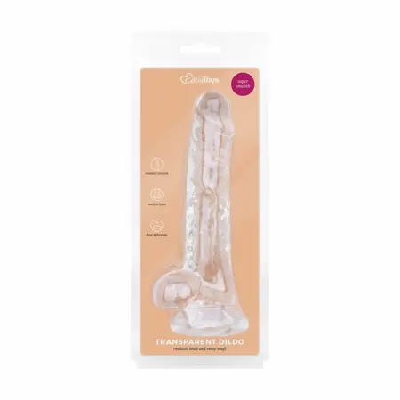 TOYJOY Crystal Clear intimni model sa postoljem 17 cm providni