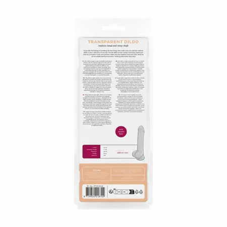 TOYJOY Crystal Clear intimni model sa postoljem 17 cm providni