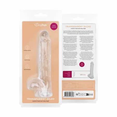 You2Toys Clear Jelly Model sa vakuumskom bazom 15 cm