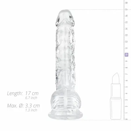 You2Toys Clear Jelly Model sa vakuumskom bazom 15 cm
