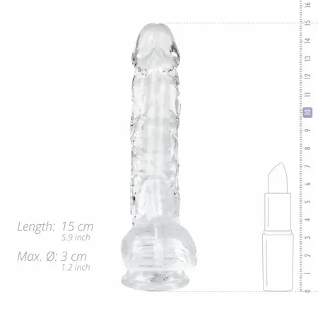 You2Toys Jelly Series intimna mašina sa vakuum postoljem 13.5cm providna