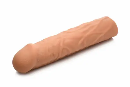 JOCK Extra Long Extension Sleeve 7.6cm TPE podesiva navlaka za penis u boji kože