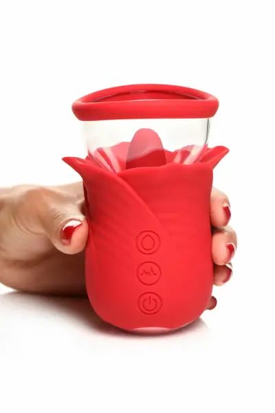 Lily Lover intimni sistem sa vakuumom i višerežimskom vibracijom, roze, 11 cm
