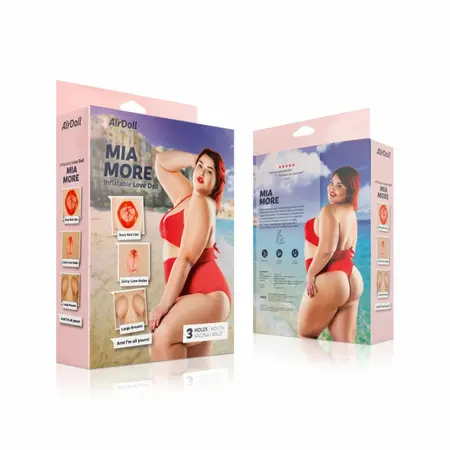 You2Toys AirDoll Mia More plus size lutka na naduvavanje sa 3 senzualna otvora