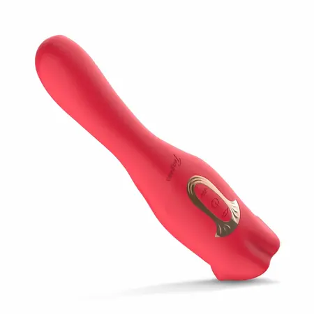 Teazers intimni stimulator sa dvostrukim delovanjem i funkcijom lizanja, roze
