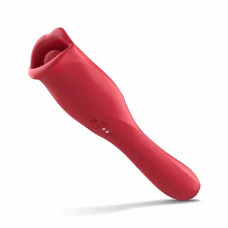 Teazers intimni stimulator sa dvostrukim delovanjem i funkcijom lizanja, roze