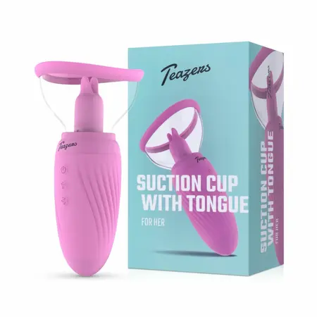 Teazers intimni stimulator sa vakuumom i dvostrukim vibracijama roze