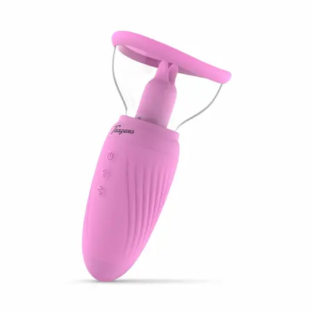 Teazers intimni stimulator sa vakuumom i dvostrukim vibracijama roze