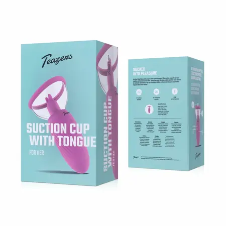 Teazers intimni stimulator sa vakuumom i dvostrukim vibracijama roze