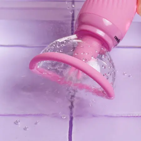 Teazers intimni stimulator sa vakuumom i dvostrukim vibracijama roze