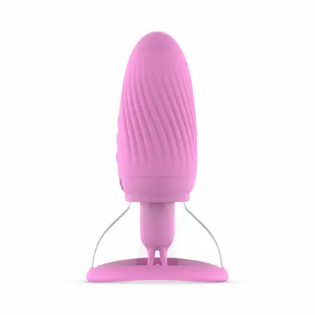 Teazers intimni stimulator sa vakuumom i dvostrukim vibracijama roze