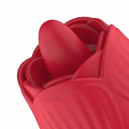 Teazers Rose višenamenski vibrator sa funkcijom penetracije i lizanja u roze boji