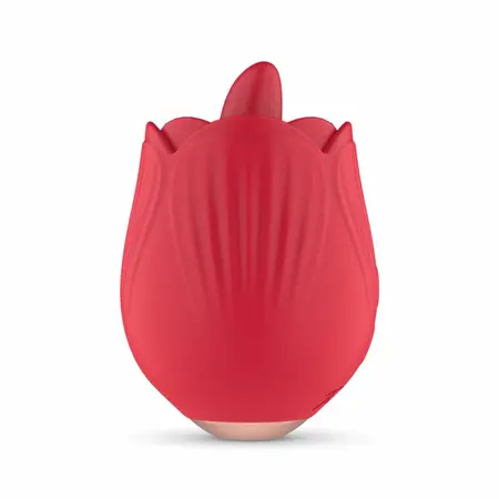 Teazers Rose intimni stimulator sa funkcijom lizanja i vibracijom roze