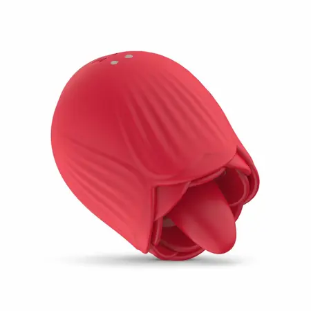 Teazers Rose intimni stimulator sa funkcijom lizanja i vibracijom roze