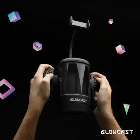 Blowcast WingXP intimna mašina sa držačem za telefon i multifunkcionalnim sistemom