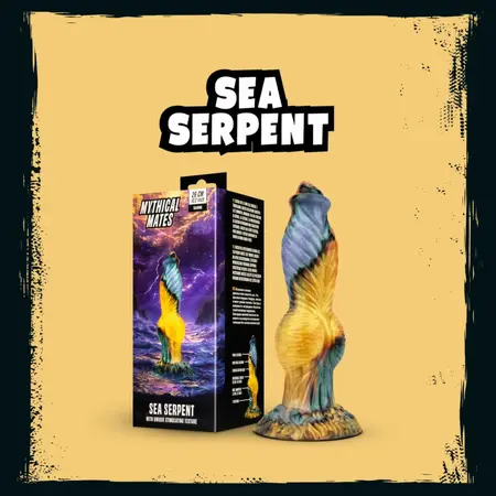Mythical Mates Sea Serpent veliki silikonski dildo sa vakuumskim postoljem za intenzivnu stimulaciju