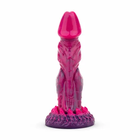 Mythical Mates Another World Model roze i ljubičasti dildo sa vakuumskom bazom 20cm